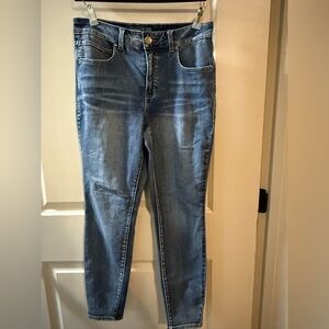 Maurices Everflex High-Rise Light Blue Skinny Jeans